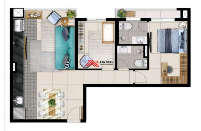 Imagem Apartamento com 2 Quartos à Venda, 79 m² em Vila Augusta - Guarulhos
