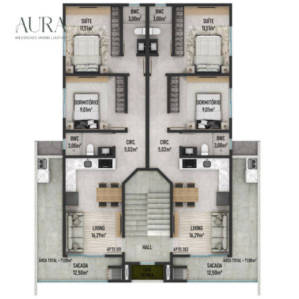 Imagem Apartamento com 2 Quartos à Venda, 71 m² em Meia Praia - Navegantes Imagem Apartamento com 2 Quartos à Venda, 71 m² em Meia Praia - Navegantes