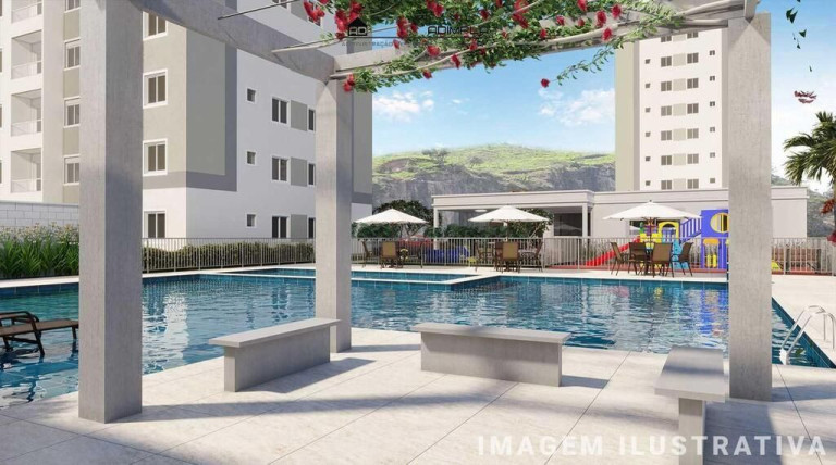 Imagem Apartamento com 2 Quartos à Venda, 46 m² em Alcântara - São Gonçalo