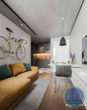 Imagem Apartamento com 1 Quarto à Venda, 23 m² em Centro - Curitiba