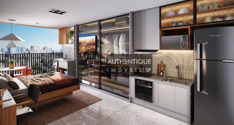 Imóvel com 1 Quarto à Venda, 26 m² em Vila Madalena - São Paulo