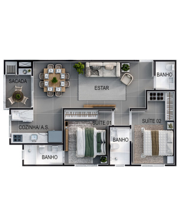 Imagem Imóvel com 2 Quartos à Venda, 75 m² em Bombas - Bombinhas Imagem Imóvel com 2 Quartos à Venda, 75 m² em Bombas - Bombinhas