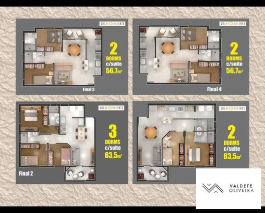 Imagem Apartamento com 2 Quartos à Venda, 63 m² em Jardim Oriente - São José Dos Campos Imagem Apartamento com 2 Quartos à Venda, 63 m² em Jardim Oriente - São José Dos Campos