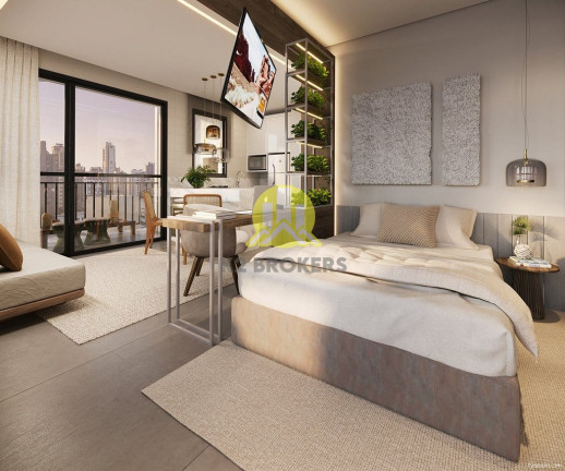 Imagem Apartamento com 1 Quarto à Venda, 34 m² em Batel - Curitiba Imagem Apartamento com 1 Quarto à Venda, 34 m² em Batel - Curitiba