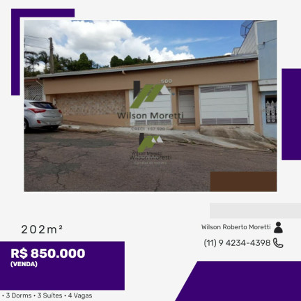 Casa com 3 Quartos à Venda, 202 m²