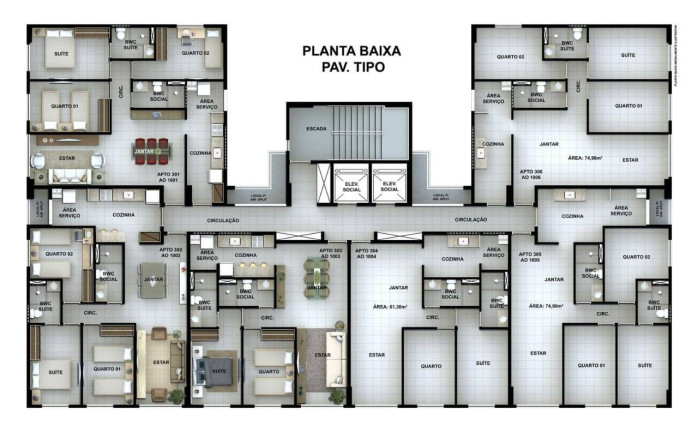 Imagem Apartamento à Venda,  em Bairro Novo - Olinda