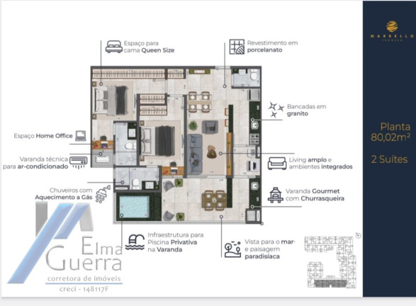 Imagem Apartamento com 2 Quartos à Venda, 70 m² em Praia Grande - Ubatuba Imagem Apartamento com 2 Quartos à Venda, 70 m² em Praia Grande - Ubatuba