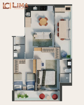 Imagem Apartamento com 1 Quarto à Venda, 37 m² em Aldeota - Fortaleza Imagem Apartamento com 1 Quarto à Venda, 37 m² em Aldeota - Fortaleza
