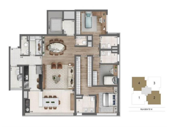 Imagem Apartamento com 3 Quartos à Venda, 149 m² em Moema - São Paulo Imagem Apartamento com 3 Quartos à Venda, 149 m² em Moema - São Paulo