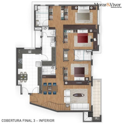Imagem Apartamento com 3 Quartos à Venda, 146 m² em Juvevê - Curitiba Imagem Apartamento com 3 Quartos à Venda, 146 m² em Juvevê - Curitiba
