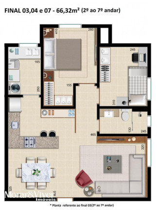 Imagem Apartamento com 2 Quartos à Venda, 69 m² em Rebouças - Curitiba Imagem Apartamento com 2 Quartos à Venda, 69 m² em Rebouças - Curitiba