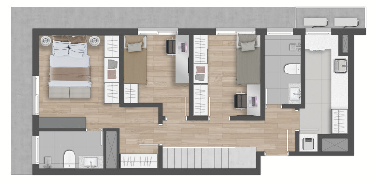 Imagem Imóvel com 2 Quartos à Venda, 62 m² em Petrópolis - Porto Alegre