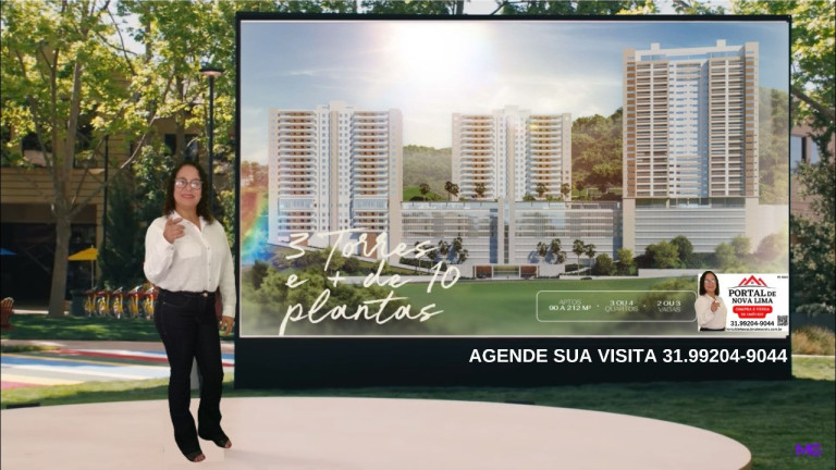 Apartamento com 4 Quartos à Venda, 185 m² em Vila Da Serra - Nova Lima