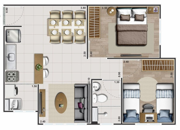 Imagem Imóvel com 2 Quartos à Venda, 53 m² em Vargem Grande - Rio De Janeiro Imagem Imóvel com 2 Quartos à Venda, 53 m² em Vargem Grande - Rio De Janeiro