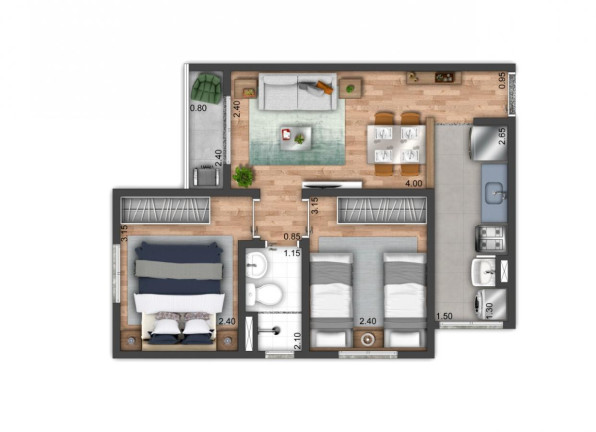 Imagem Apartamento com 2 Quartos à Venda, 44 m² em Jardim Helena - Ferraz De Vasconcelos Imagem Apartamento com 2 Quartos à Venda, 44 m² em Jardim Helena - Ferraz De Vasconcelos