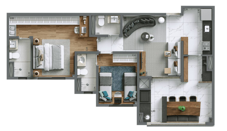 Imagem Apartamento com 2 Quartos à Venda, 72 m² em Alto Do Ipiranga - São Paulo Imagem Apartamento com 2 Quartos à Venda, 72 m² em Alto Do Ipiranga - São Paulo