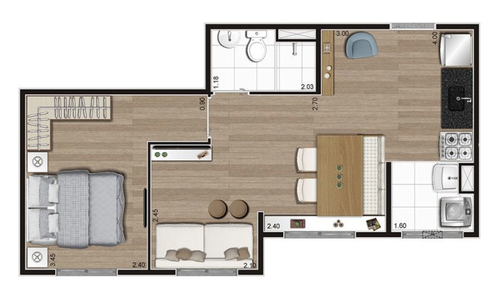Imagem Apartamento com 2 Quartos à Venda, 37 m² em Morumbi - São Paulo Imagem Apartamento com 2 Quartos à Venda, 37 m² em Morumbi - São Paulo