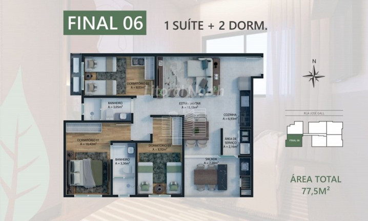 Imagem Apartamento com 3 Quartos à Venda, 82 m² em Dom Bosco - Itajaí Imagem Apartamento com 3 Quartos à Venda, 82 m² em Dom Bosco - Itajaí