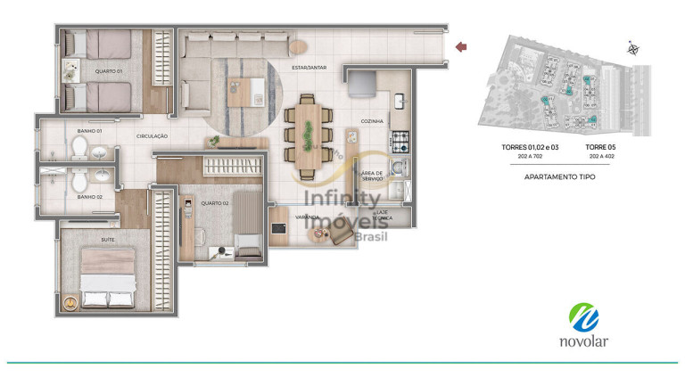 Imagem Apartamento com 2 Quartos à Venda, 70 m² em Ouro Preto - Belo Horizonte
