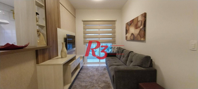 Imagem Apartamento com 1 Quarto para Alugar, 50 m² em Gonzaga - Santos