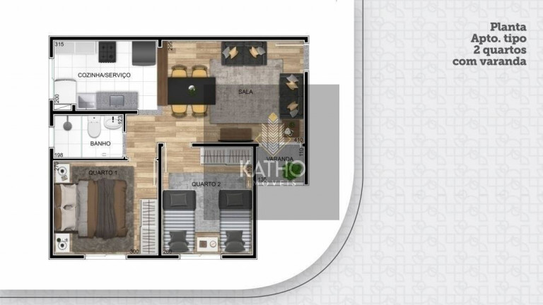 Imagem Apartamento com 2 Quartos à Venda, 43 m² em Vila Paris - Contagem Imagem Apartamento com 2 Quartos à Venda, 43 m² em Vila Paris - Contagem