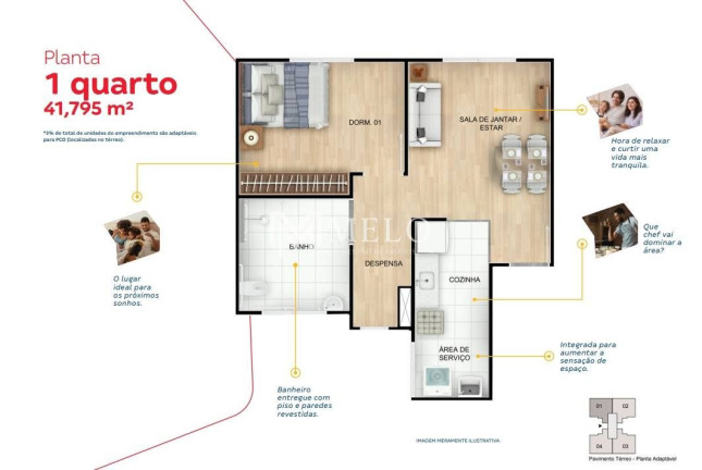 Imagem Apartamento com 2 Quartos à Venda, 42 m² em Guabiraba - Recife Imagem Apartamento com 2 Quartos à Venda, 42 m² em Guabiraba - Recife