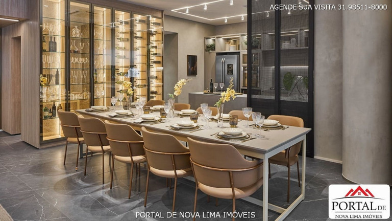 Imagem Apartamento com 4 Quartos à Venda, 199 m² em Vila Da Serra - Nova Lima