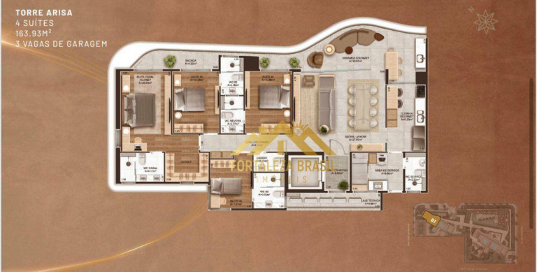 Imagem Imóvel com 4 Quartos à Venda, 203 m² em Meireles - Fortaleza