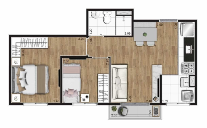 Imagem Imóvel com 2 Quartos à Venda, 38 m² em Jaguaré - São Paulo Imagem Imóvel com 2 Quartos à Venda, 38 m² em Jaguaré - São Paulo