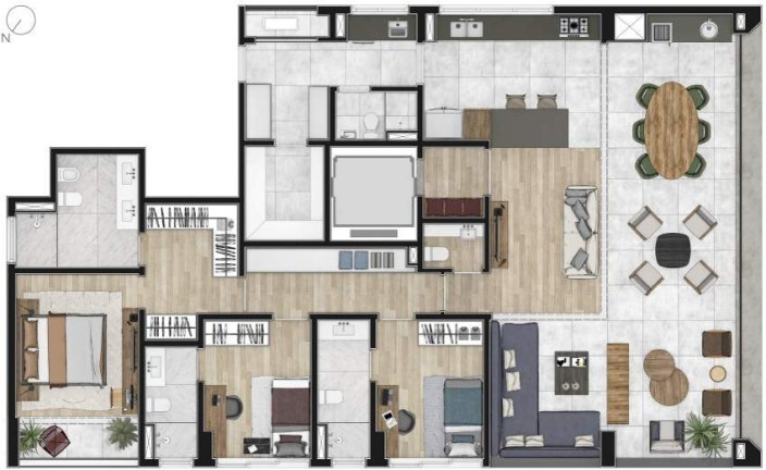 Imagem Apartamento com 2 Quartos à Venda, 137 m² em Pinheiros - São Paulo