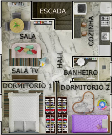 Imagem Sobrado com 2 Quartos à Venda, 49 m² em Vila Caicara - Praia Grande Imagem Sobrado com 2 Quartos à Venda, 49 m² em Vila Caicara - Praia Grande