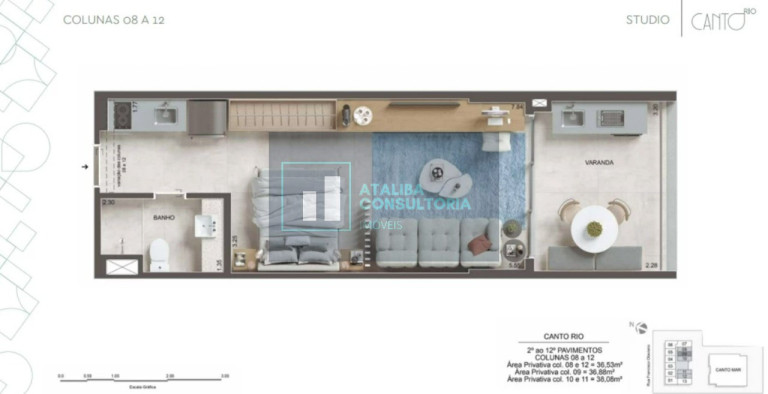 Imagem Imóvel com 1 Quarto à Venda, 39 m² em Copacabana - Rio De Janeiro