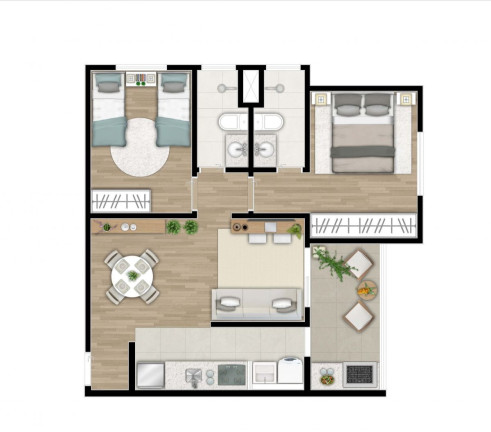 Imagem Imóvel com 2 Quartos à Venda, 59 m² em Parque Ortolândia - Hortolândia Imagem Imóvel com 2 Quartos à Venda, 59 m² em Parque Ortolândia - Hortolândia