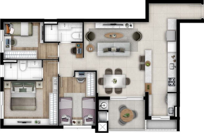 Imagem Apartamento com 2 Quartos à Venda, 135 m² em Cabral - Curitiba