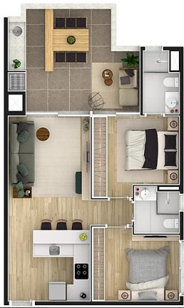 Imagem Imóvel com 2 Quartos à Venda, 51 m² em Jardim Paulista - São Paulo Imagem Imóvel com 2 Quartos à Venda, 51 m² em Jardim Paulista - São Paulo