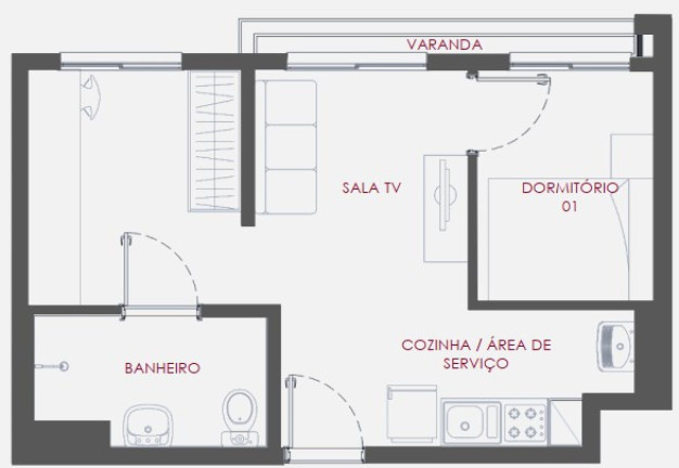 Imagem Apartamento com 1 Quarto à Venda, 27 m² em Vila Monte Alegre - São Paulo Imagem Apartamento com 1 Quarto à Venda, 27 m² em Vila Monte Alegre - São Paulo