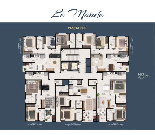 Imagem Apartamento com 3 Quartos à Venda, 68 m² em Morretes - Itapema