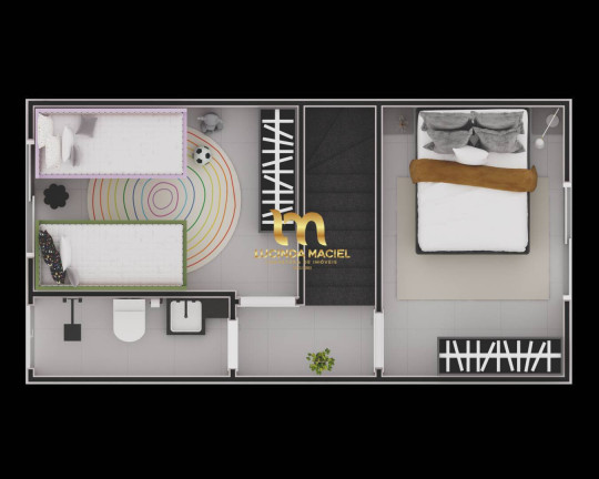 Imagem Casa de Condomínio com 2 Quartos à Venda, 43 m² em Maracanã - Praia Grande