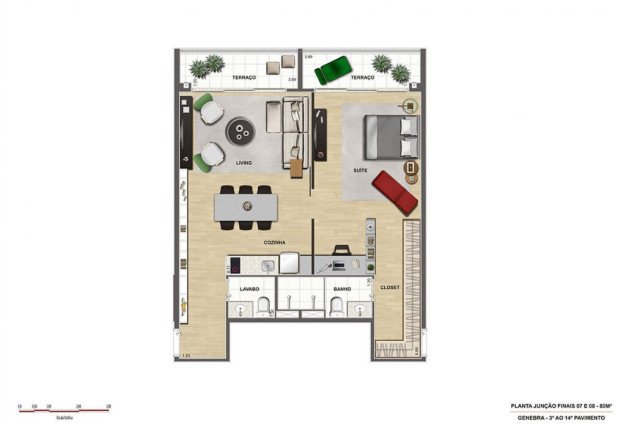 Imagem Imóvel com 1 Quarto à Venda, 49 m² em Centro - São Paulo Imagem Imóvel com 1 Quarto à Venda, 49 m² em Centro - São Paulo