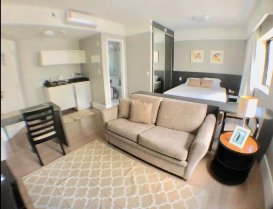 Imagem Flat com 1 Quarto à Venda, 30 m² em Moema - São Paulo Imagem Flat com 1 Quarto à Venda, 30 m² em Moema - São Paulo