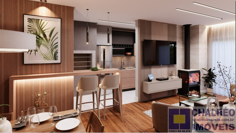 Imagem Imóvel com 3 Quartos à Venda, 115 m² em Candiago - Gramado