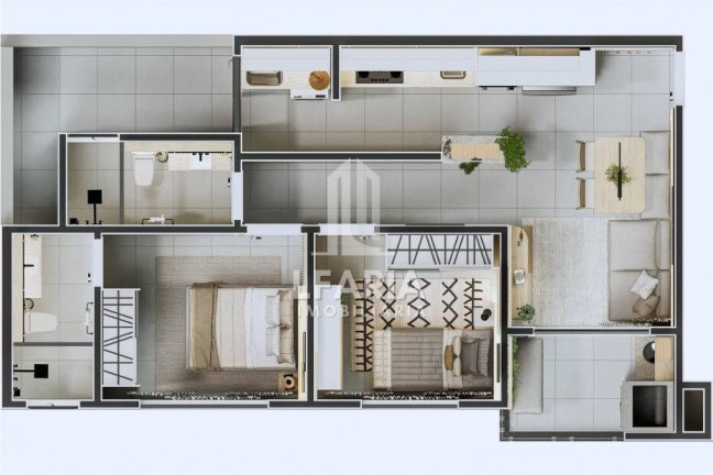 Imagem Apartamento com 2 Quartos à Venda, 57 m² em Jardim Da Barra - Itapoá Imagem Apartamento com 2 Quartos à Venda, 57 m² em Jardim Da Barra - Itapoá