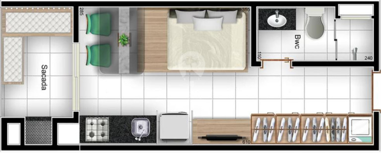 Imagem Apartamento com 1 Quarto à Venda, 23 m² em Caravelas - Matinhos Imagem Apartamento com 1 Quarto à Venda, 23 m² em Caravelas - Matinhos