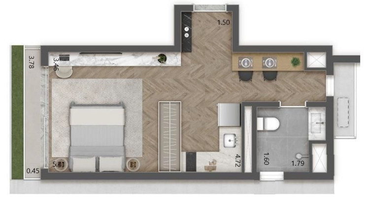 Imagem Studio com 1 Quarto à Venda, 26 m² em Cerqueira César - São Paulo