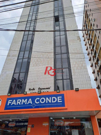 Sala Comercial à Venda ou Locação, 63 m² em Ponta Da Praia - Santos