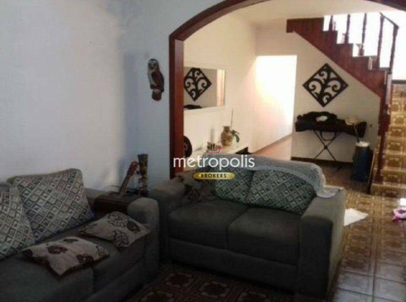 Sobrado com 4 Quartos à Venda, 176 m² em Parque Jaçatuba - Santo André