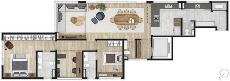 Imagem Apartamento com 2 Quartos à Venda, 137 m² em Pinheiros - São Paulo