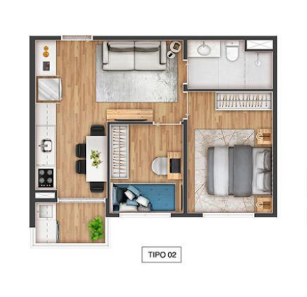 Imagem Imóvel com 2 Quartos à Venda, 40 m² em Saúde - São Paulo Imagem Imóvel com 2 Quartos à Venda, 40 m² em Saúde - São Paulo