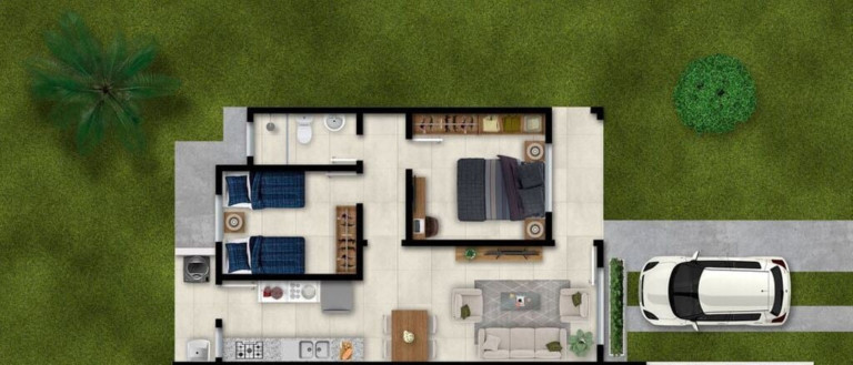 Imagem Casa com 2 Quartos à Venda,  em Sítio Túnel Verde - Cachoeirinha