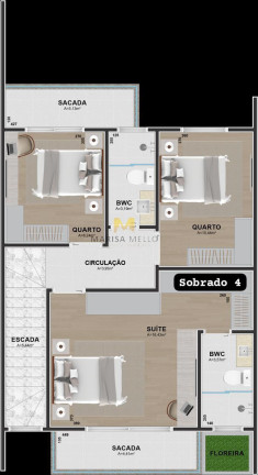 Imagem Sobrado com 3 Quartos à Venda, em Centro - Pinhais Imagem Sobrado com 3 Quartos à Venda, em Centro - Pinhais